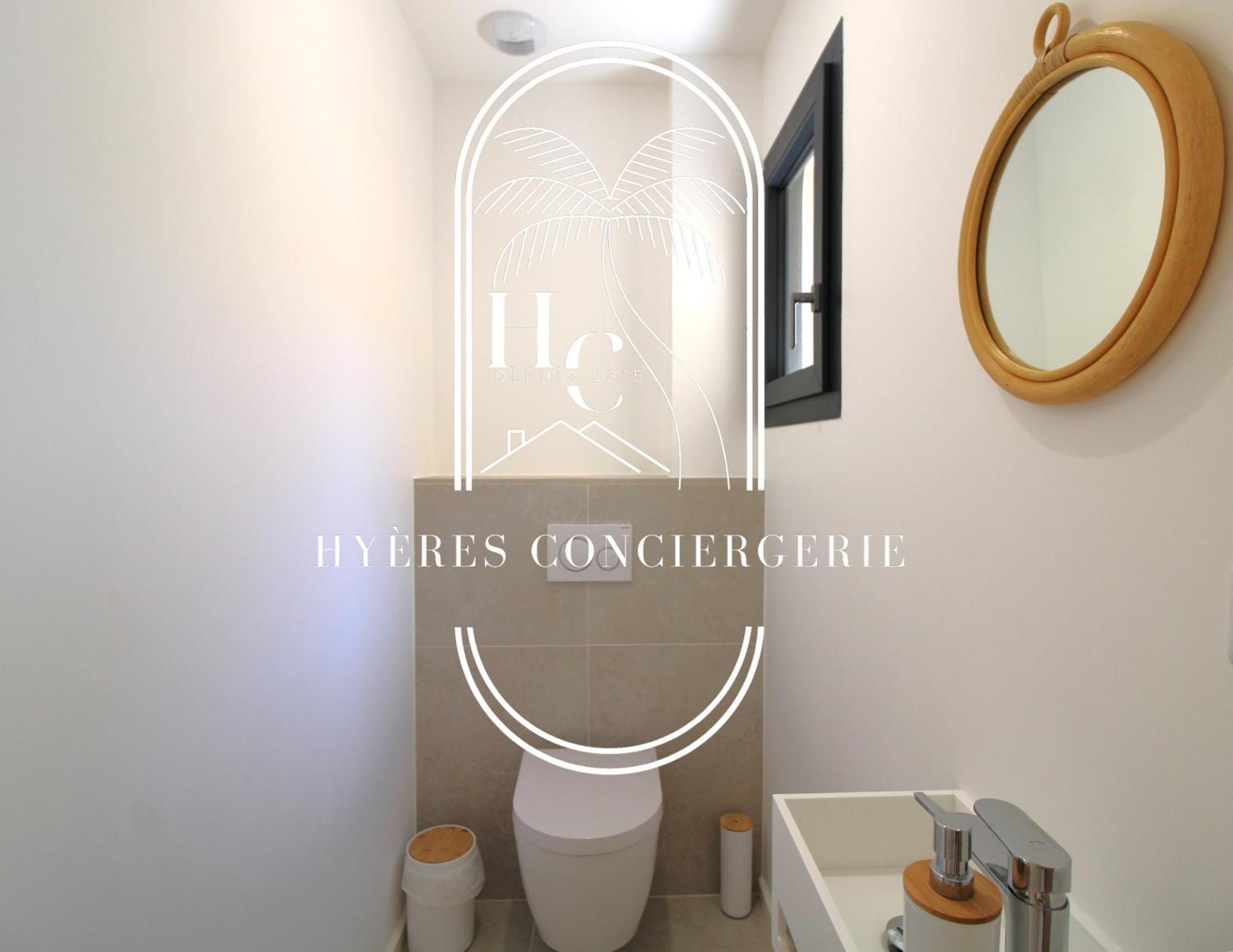Villa Moderne Giens Proche Plage Piscine Climatisation Wifi By Hc Hyeres Exterior photo