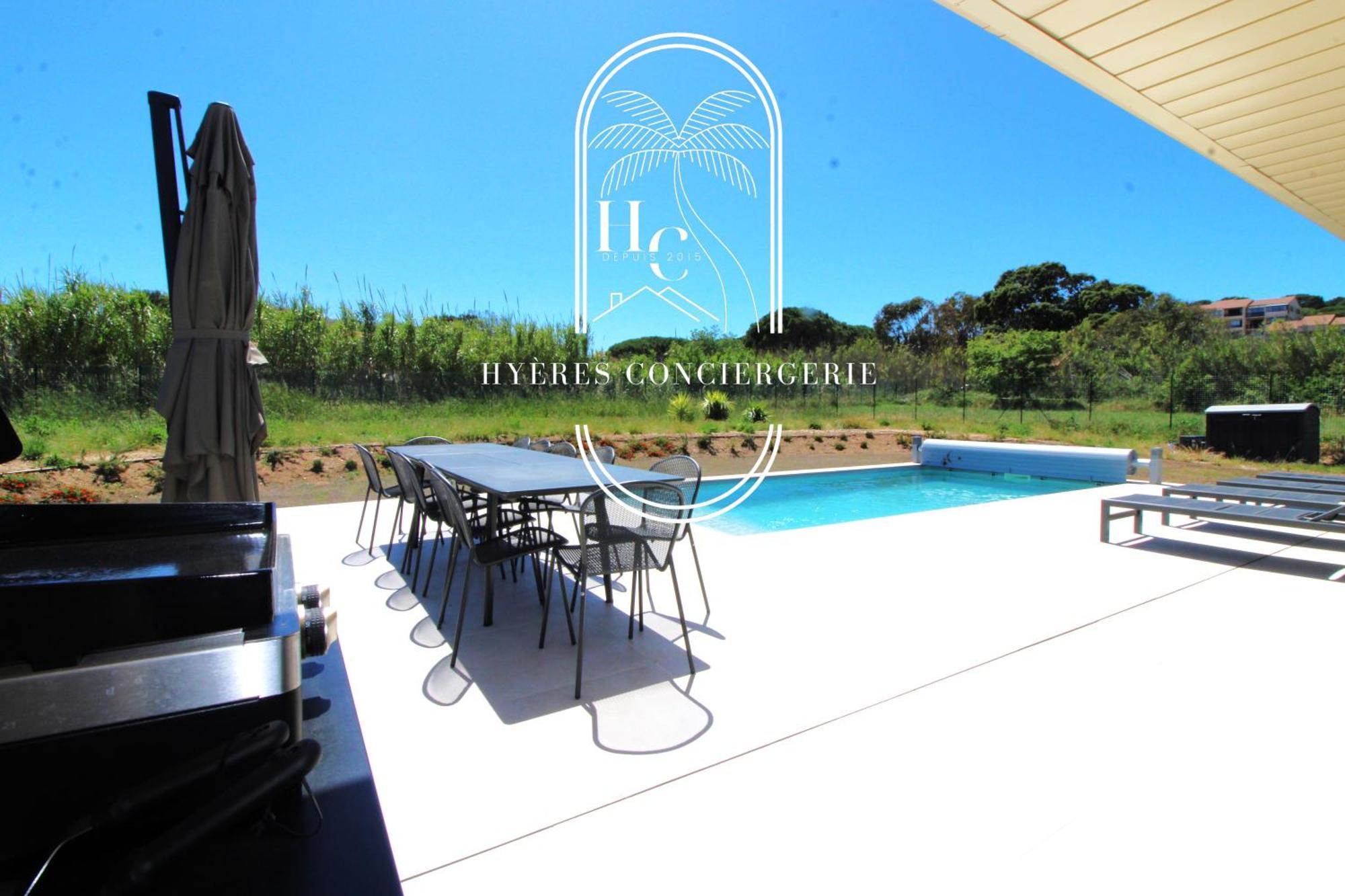 Villa Moderne Giens Proche Plage Piscine Climatisation Wifi By Hc Hyeres Exterior photo
