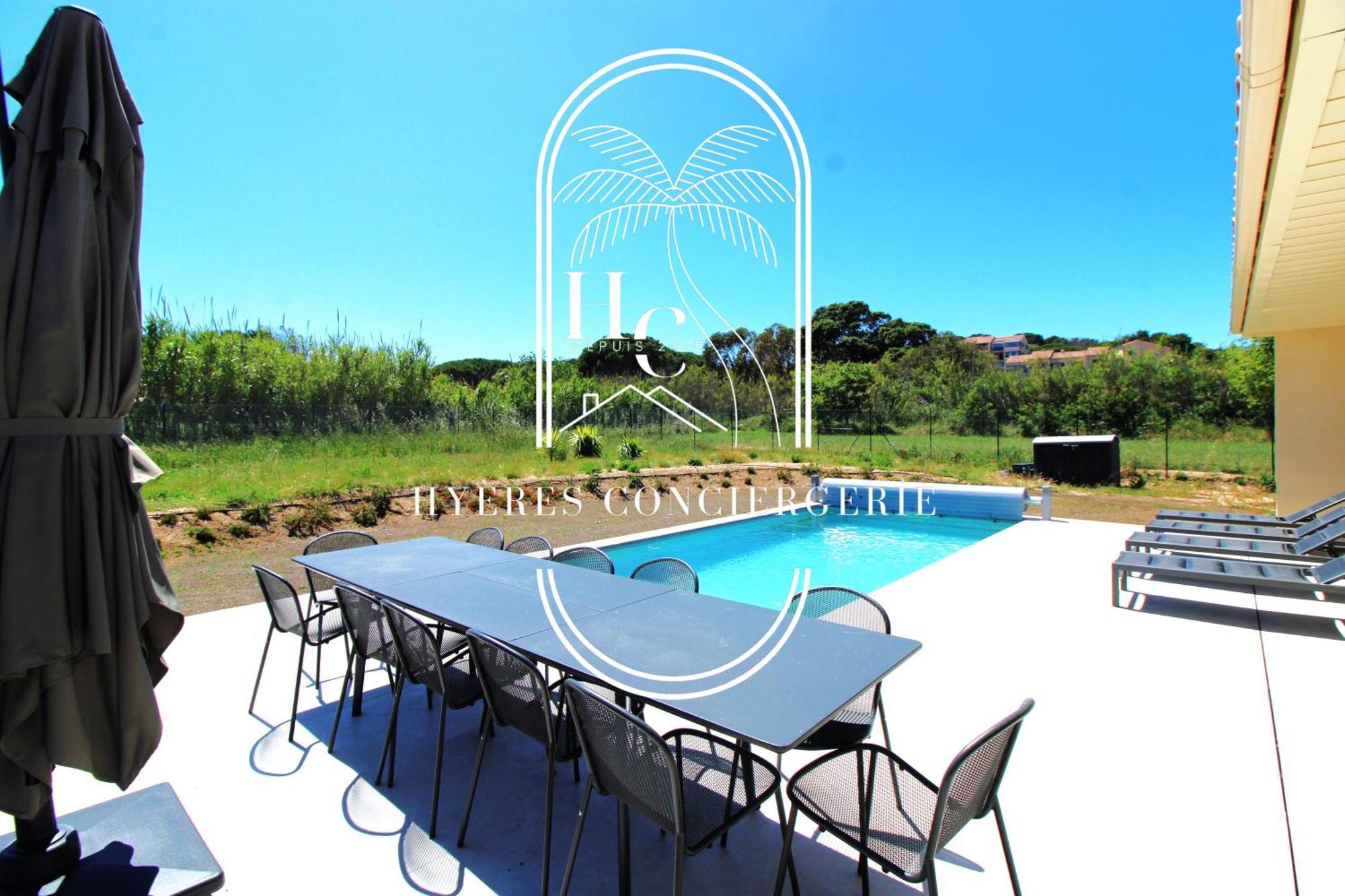 Villa Moderne Giens Proche Plage Piscine Climatisation Wifi By Hc Hyeres Exterior photo