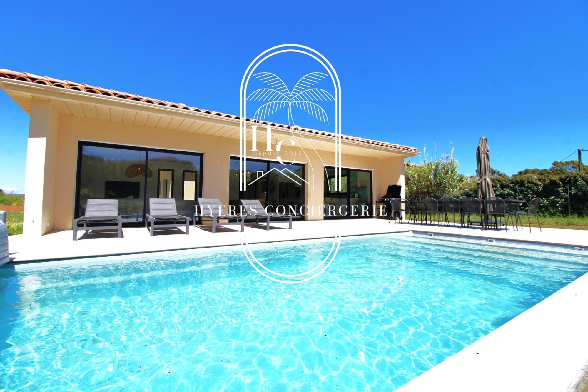 Villa Moderne Giens Proche Plage Piscine Climatisation Wifi By Hc Hyeres Exterior photo
