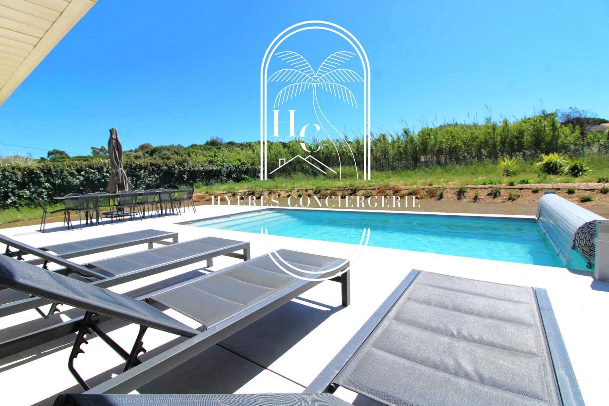 Villa Moderne Giens Proche Plage Piscine Climatisation Wifi By Hc Hyeres Exterior photo